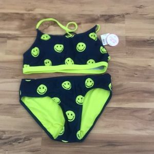 Justice Smiley Face Bikini